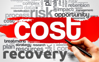 cost recovery graphic with text