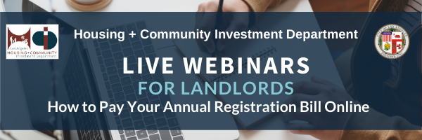 Live Webinars for Landlords