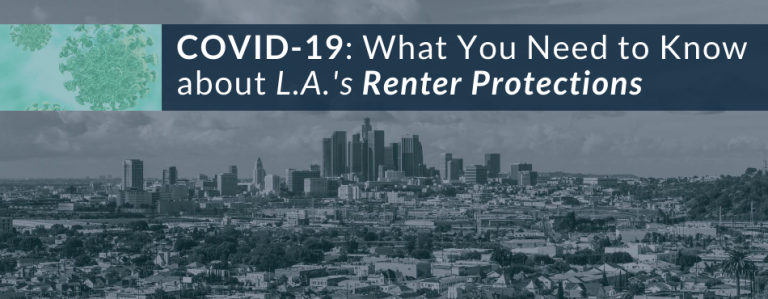 COVID-19 What you need to know about LA renter protections