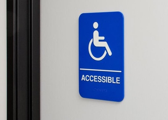 handicap accessible sign