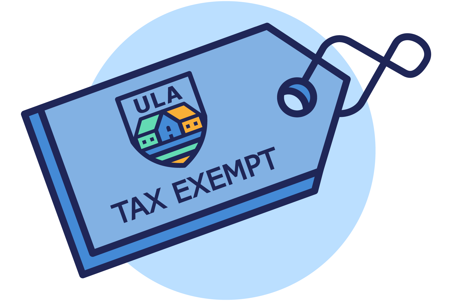 ULA Tax Exempt tag icon